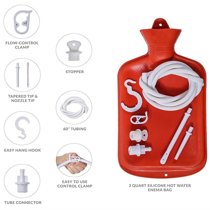 Medical Rubber Irrigation Enema Bag