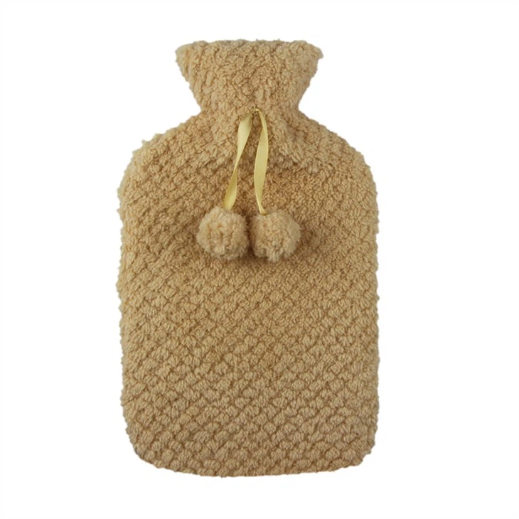 Rubber Hot Water Bag Flannel Cover